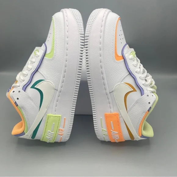 Nike AIR FORCE 1 SHADOW CASUAL SHOES MULTI-COLOR/ WHITE/WOMEN - Picture 13 of 16